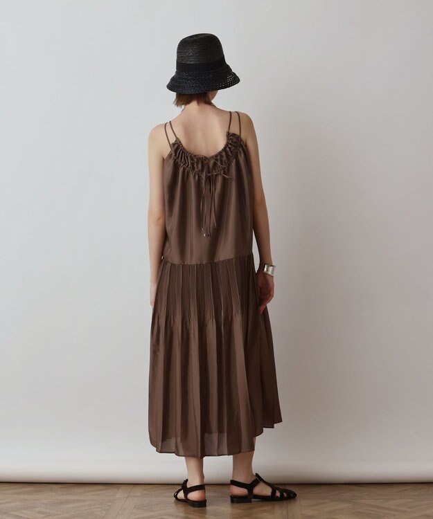 GRACE CONTINENTAL ブライトキャミワンピース ブラウン