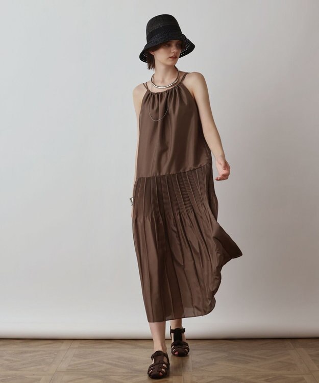 GRACE CONTINENTAL ブライトキャミワンピース ブラウン