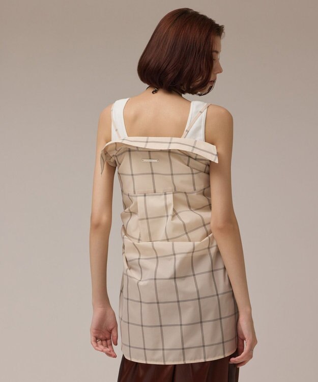 GRACE CONTINENTAL オーガン2WAYシャツ ベージュ