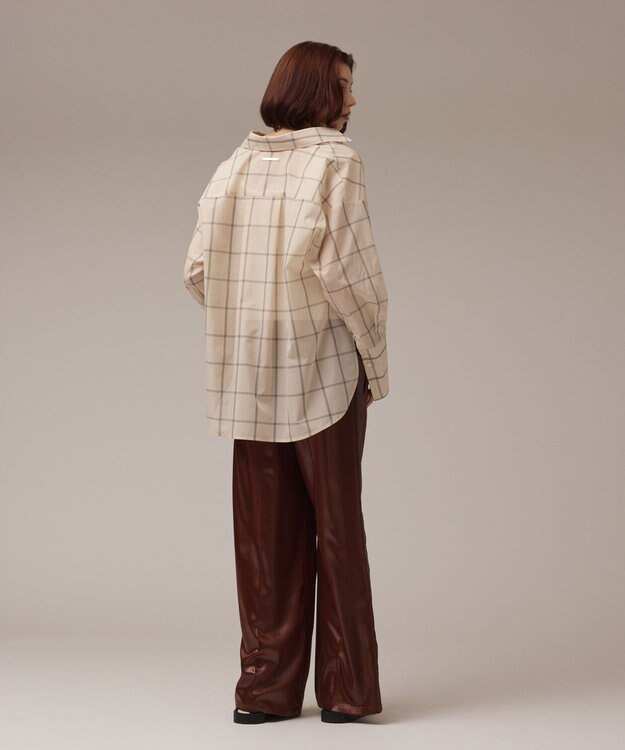 GRACE CONTINENTAL オーガン2WAYシャツ ベージュ