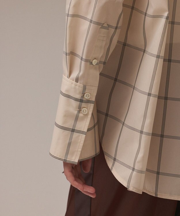 GRACE CONTINENTAL オーガン2WAYシャツ ベージュ