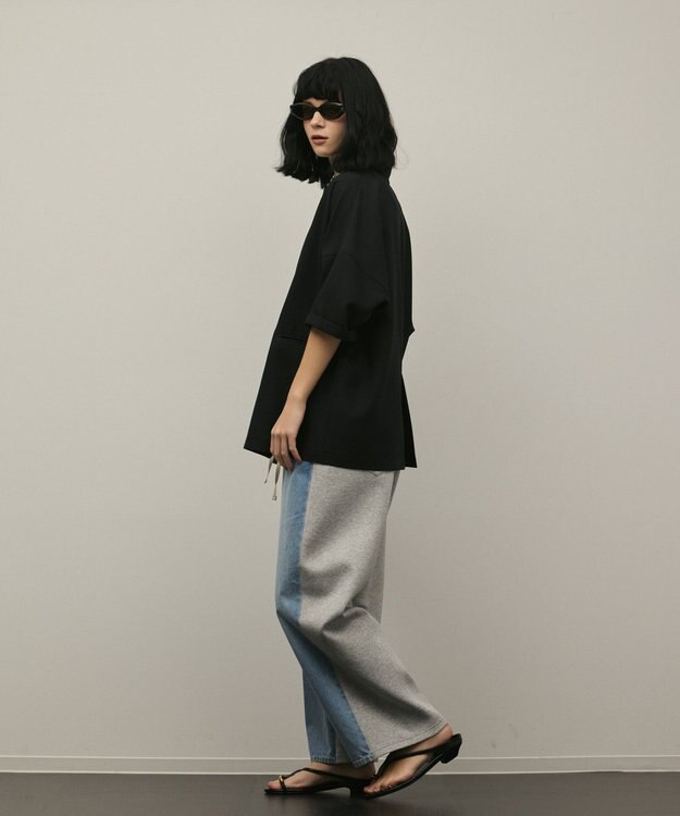 GRACE CONTINENTAL ドルマンテーラードジャケット ブラック