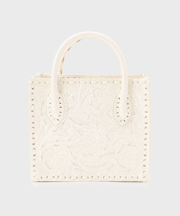 GRACE CONTINENTAL SquareMiniBagMT パールホワイト