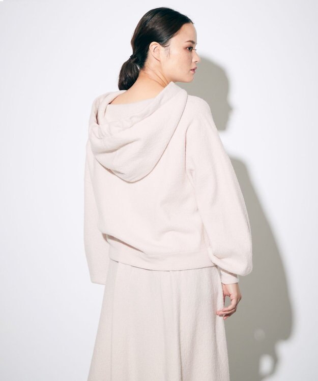 GRACE CONTINENTAL フーデッドニットトップ キナリ