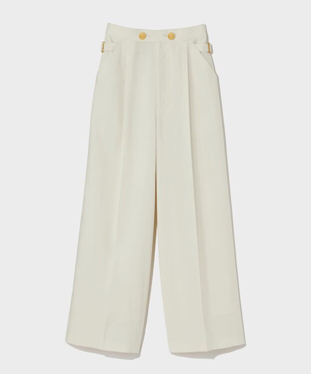 GRACE CONTINENTAL マリンワイドパンツ ホワイト