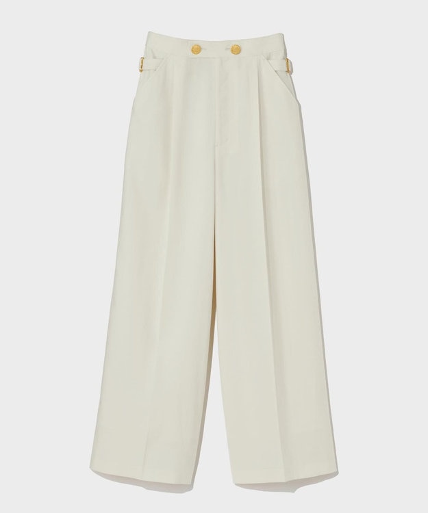 GRACE CONTINENTAL マリンワイドパンツ ホワイト