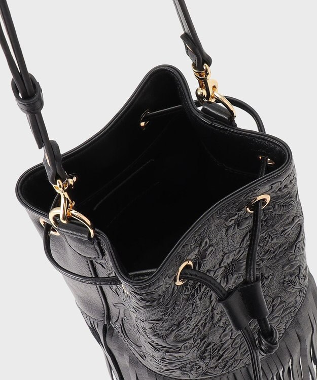 GRACE CONTINENTAL FringeBag ブラック