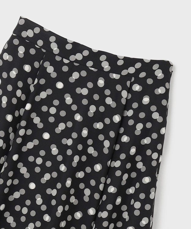 GRACE CONTINENTAL ドットオパールスカート ブラック