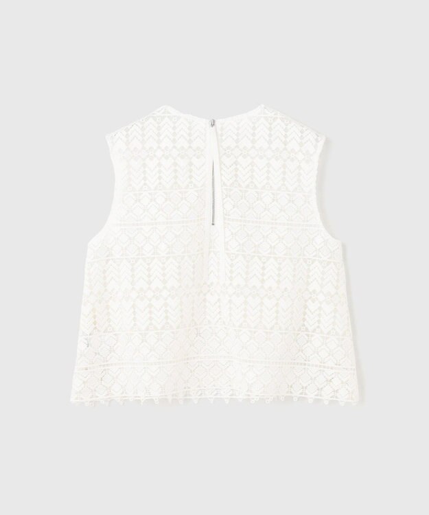 GRACE CONTINENTAL キカレースビジュートップ ホワイト