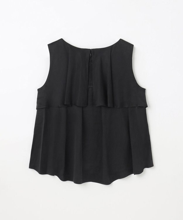 GRACE CONTINENTAL キュプラサテントップ ブラック