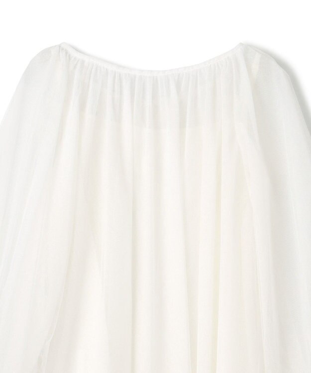 GRACE CONTINENTAL チュール2WAYトップ ホワイト
