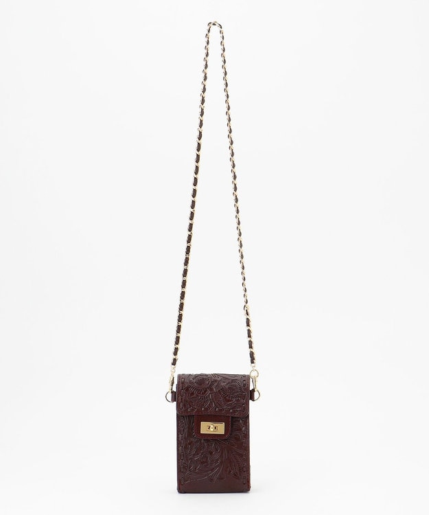 GRACE CONTINENTAL ChainMiniBag ボルドー