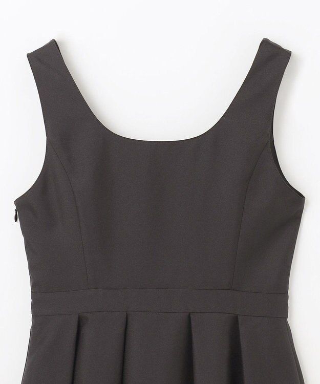 GRACE CONTINENTAL ツイルタックワンピース ブラック