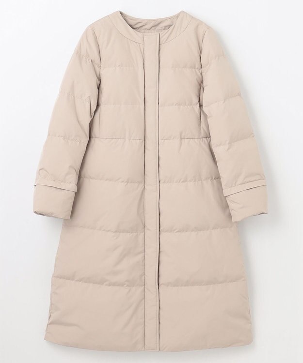 GRACE CONTINENTAL ファーパーツ付ロングダウン ベージュ