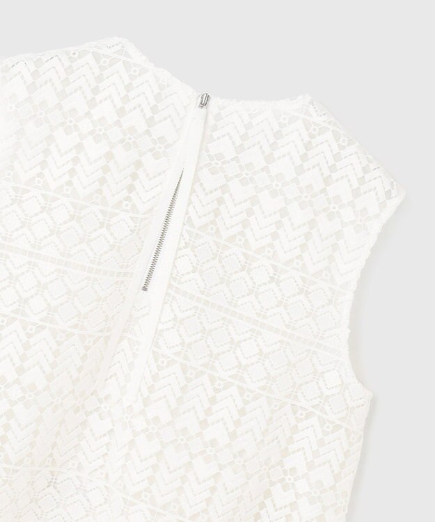 GRACE CONTINENTAL キカレースビジュートップ ホワイト