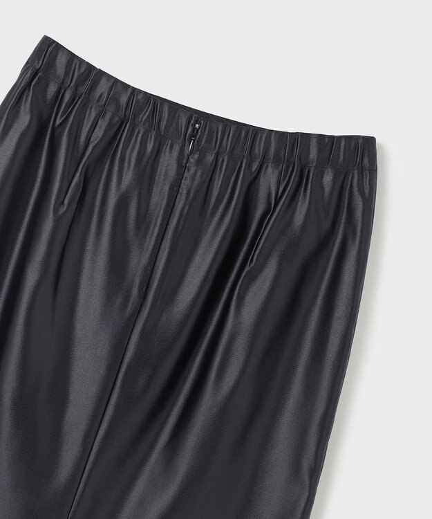 GRACE CONTINENTAL コーティングラップスカート ブラック