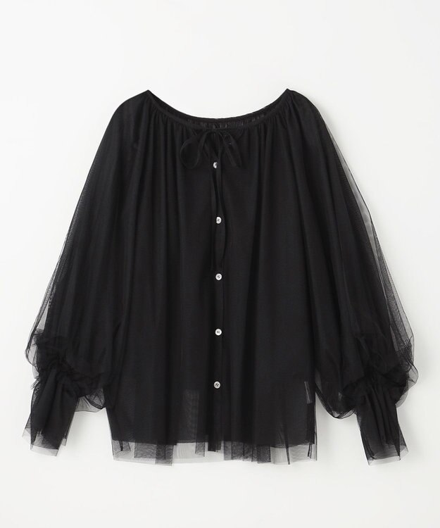 GRACE CONTINENTAL チュール2WAYトップ ブラック