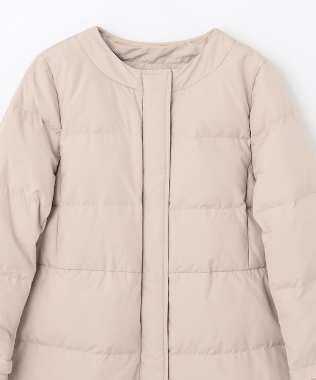 GRACE CONTINENTAL ファーパーツ付ロングダウン ベージュ