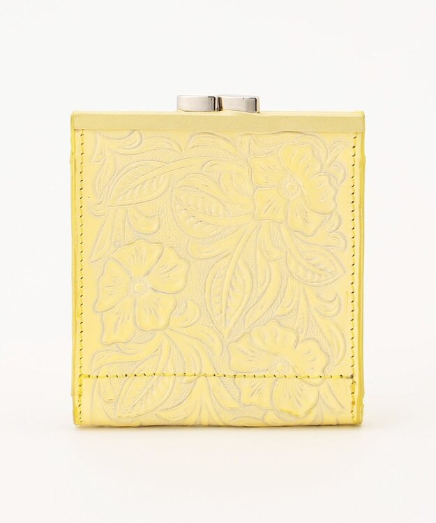 GRACE CONTINENTAL Clasp Wallet イエロー
