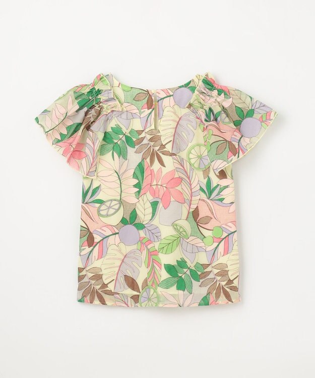 GRACE CONTINENTAL フルーツ刺繍トップ イエロー