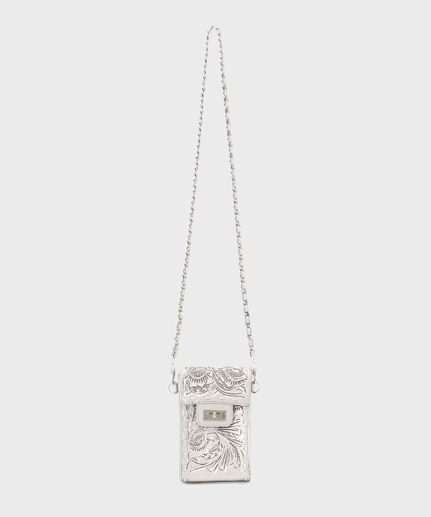 GRACE CONTINENTAL ChainMiniBag シルバー