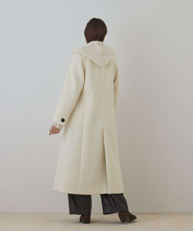 GRACE CONTINENTAL ショートビーバーロングコート キナリ