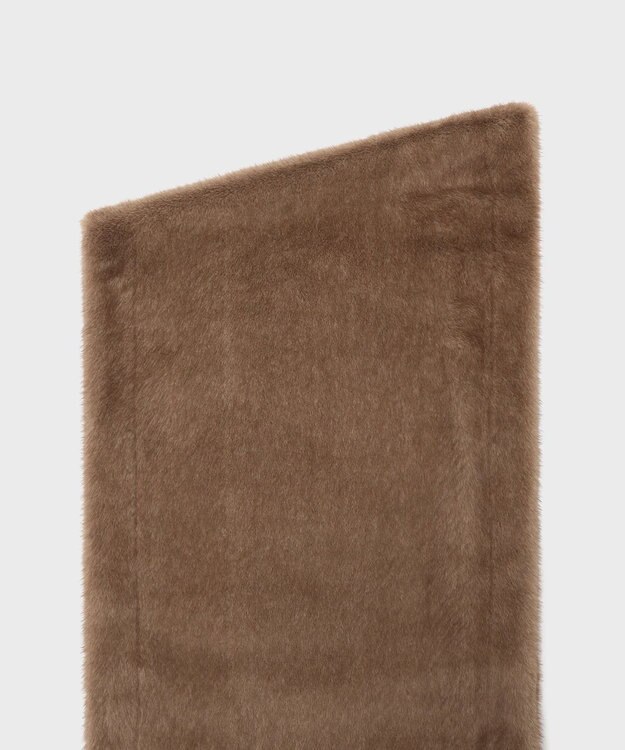 GRACE CONTINENTAL フェイクミンクストール ブラウン