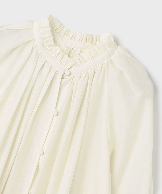 GRACE CONTINENTAL ヘムレースギャザートップ キナリ