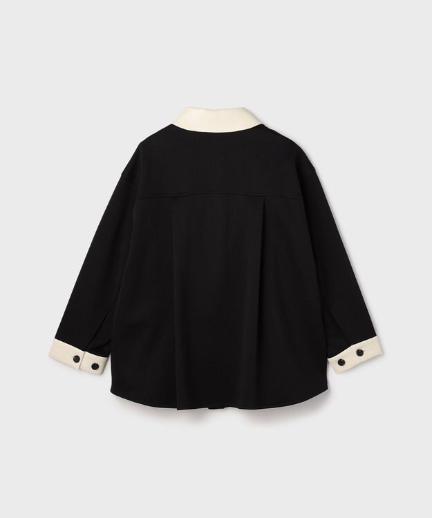 GRACE CONTINENTAL レザーカットシャツ ブラック