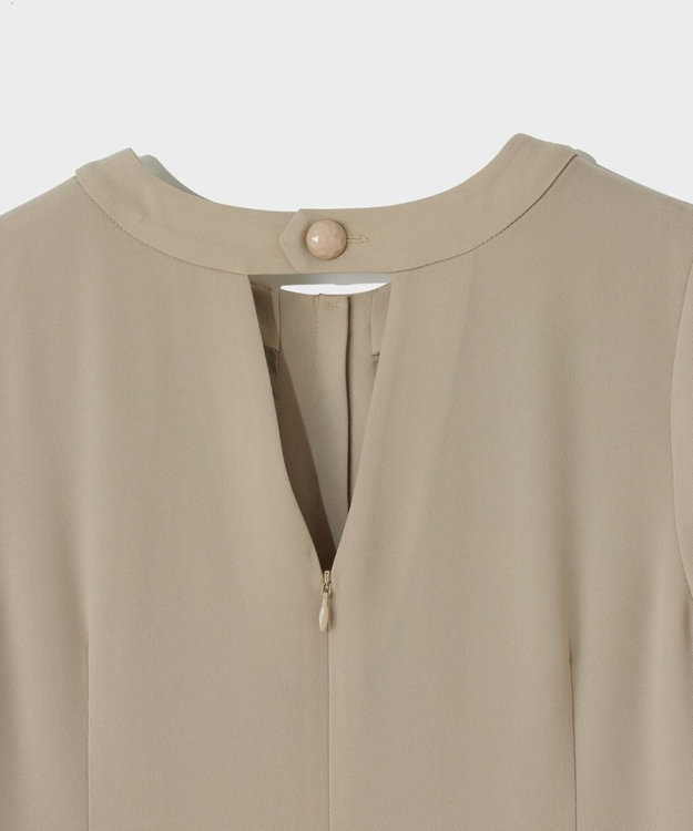 GRACE CONTINENTAL コサージュビジュードレス ベージュ