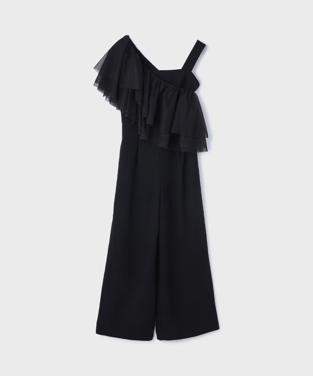 【未使用級♡定価3.6万】グレースコンチネンタル　フリルトップサロペット　38 未使用級♡定価3.6万】グレースコンチネンタル フリルトップ