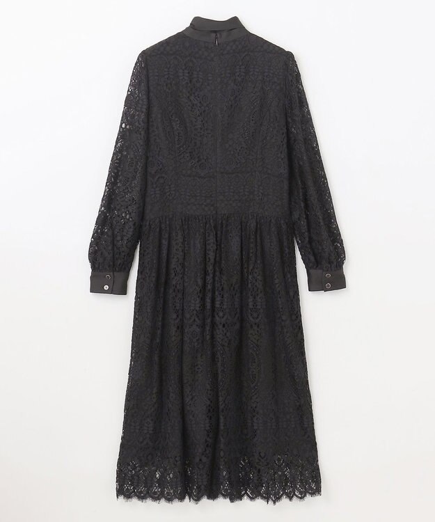 GRACE CONTINENTAL レースボウタイワンピース ブラック