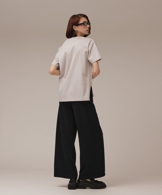 GRACE CONTINENTAL カットフォトTシャツ グレー