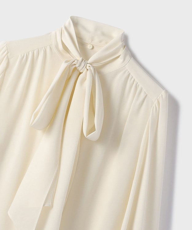 GRACE CONTINENTAL トリアセボウタイブラウス キナリ