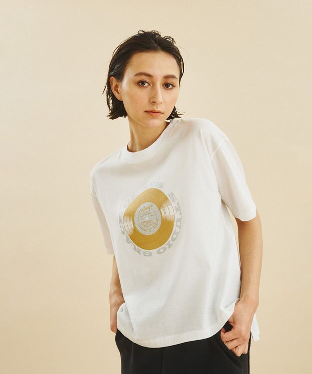 新品　今期　グレースコンチネンタル　レコードプリントTシャツ