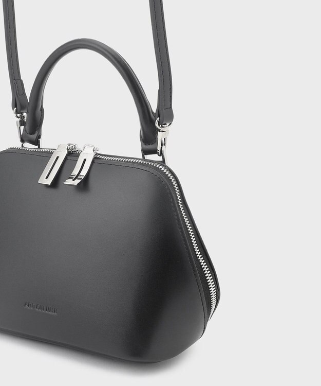 GRACE CONTINENTAL ADD CULUMN BOSTON BAG ブラック