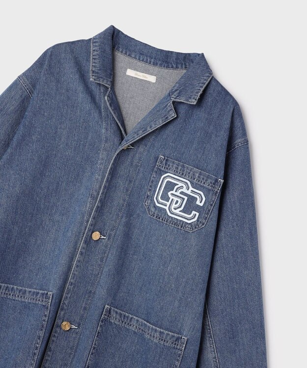 GRACE CONTINENTAL メカニックデニムコート ブルー