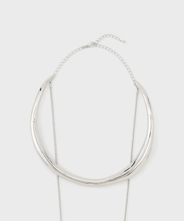 GRACE CONTINENTAL メタルボリュームチョーカー シルバー