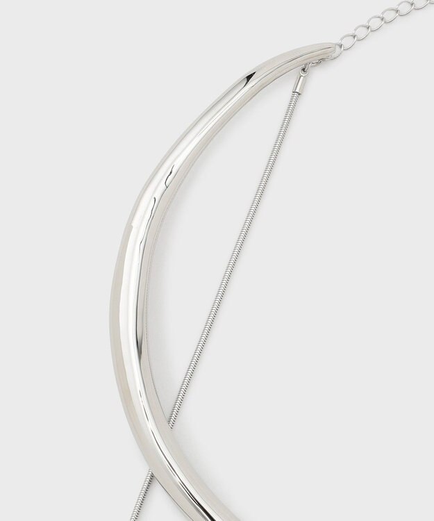 GRACE CONTINENTAL メタルボリュームチョーカー シルバー