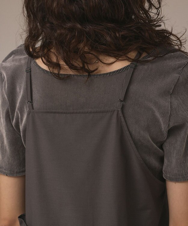 GRACE CONTINENTAL フリルキャミソール グレー