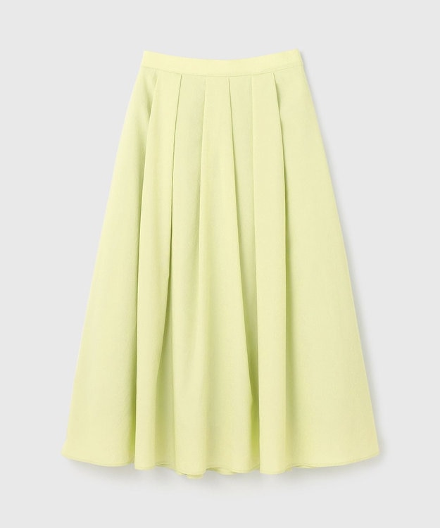 GRACE CONTINENTAL フレアタックスカート ライトグリーン