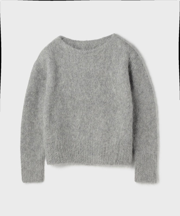 GRACE CONTINENTAL オーバーニットトップ グレー