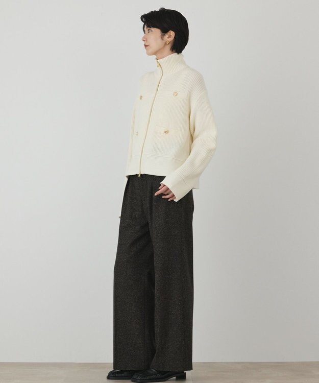 GRACE CONTINENTAL ドライバーズニットカーディガン キナリ