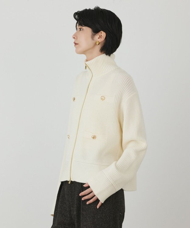 GRACE CONTINENTAL ドライバーズニットカーディガン キナリ