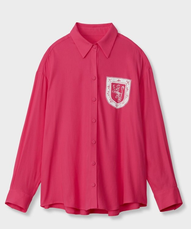 GRACE CONTINENTAL ダブルジョーゼットシャツ ピンク