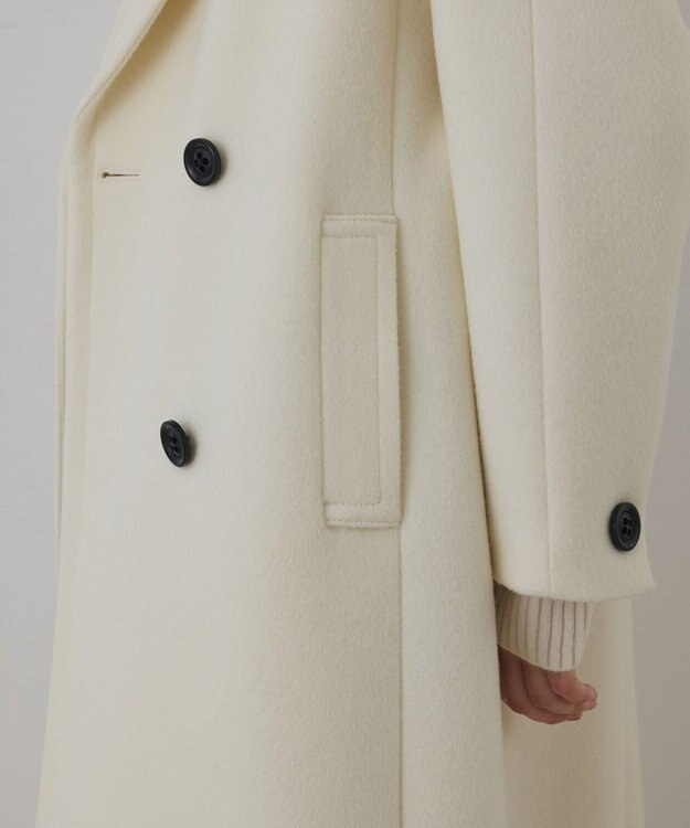 GRACE CONTINENTAL ショートビーバーロングコート キナリ