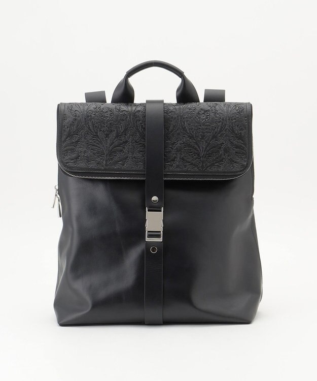 GRACE CONTINENTAL Square Backpack ブラック