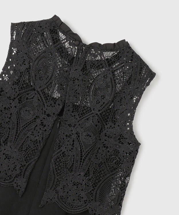 GRACE CONTINENTAL レースコンビサロペット ブラック