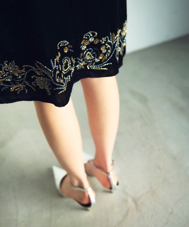 ビジューベルベットワンピース / GRACE CONTINENTAL | GRACE