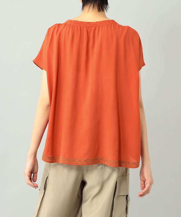 【新品未使用】エスニック刺繍トップ　グレースコンチネンタル36 エスニック刺繍トップ / GRACE CONTINENTAL | GRACE CONTINENTAL